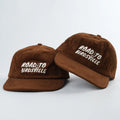 Winter Corduroy Material 5 Panel Unstructured Baseball Caps Custom Embroidery Logo OEM ODM