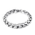KALEN Personality Stainless Steel square Buckle Bracelet Men
