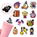 Mix Wholesale Drinking Straw Charm Toppers Hocus Pocus Witch Straw Cover Charms Toppers