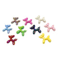 Wholesale Acrylic Balloon Dog Pendant with AB Color Dog Charms for DIY Crafts Necklace Bracelet Jewelry Making Key Accessories