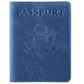 Custom Personalized USA Cute Travel Passport Cover Sublimation PU Leather Passport Holder