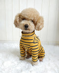 Soft Letter Printed Pet Clothing Jumpsuit Pet French Cotton Dog Pajamas