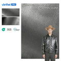 Factory Stock 0.6mm Thickness Suede Backing Soft Leather Fabric Leather Fabric Vegan Pu Leather for Jacket