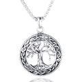 Hot Selling Fashion Stainless Steel Hollow Tree of Life Pendant Necklace Titanium Steel for Weddings Parties Anniversaries