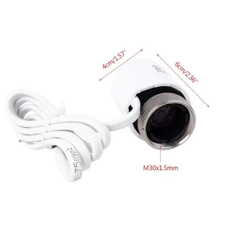 GLAM GL-001O 230V 110N Thermostatic Electric Actuator Manifold Control Valve Radiator Plug Ball Structure Hydraulic Water