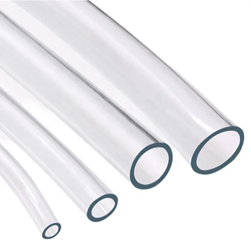 Factory Wholesale 4mm-18mm Flexible Water Pipe Glue Soft Transparent Horizontal PVC Hose Garden Water Pipe