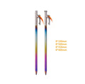 Outdoors 3x165mm Gr5 Titanium Tent Stakes Pegs TC4 Ground Metal Heavy Duty Camping Stakes for Camping Accessories