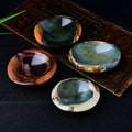 Natural Crystal Ocean Stone Bowls Store Pen and Ink Stone Office Decorations and Mascots Theme Ornaments