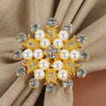 Wholesale High-end Metal Ring Napkins Luxury Elegant Used for Restaurant Parties and Family Gatherings