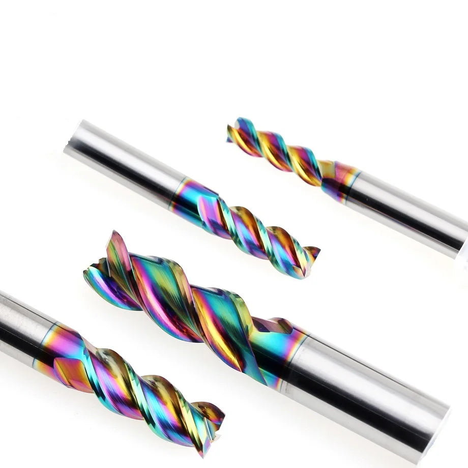 BKEA HRC55 3-Flute Tungsten Cobalt Alloy 45-Degree Helix CNC Milling Cutter Carbide DLC Coating Engraving Tools ODM OEM