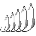 DORISEA Wide Gap Fishing Hook Exposed Lead Jig Head with Barbs Variety in Weights  2g -7g