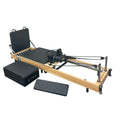 Oak Rubber Wood Commercial Studio Durable Space Saving Portable Foldable Pilates Reformer