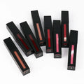 Long Lasting Moisturizing Non-Stick Waterproof Sunscreen Liquid Lipstick Organic Matte Black Private Label Lip Gloss