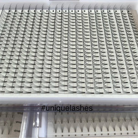 XL Big Tray Private Label Eyelash Extensions 0.10mm 0.07mm 2D 3D 4D 5D 6D Large Tray Premade Volume Fans Short Lashes