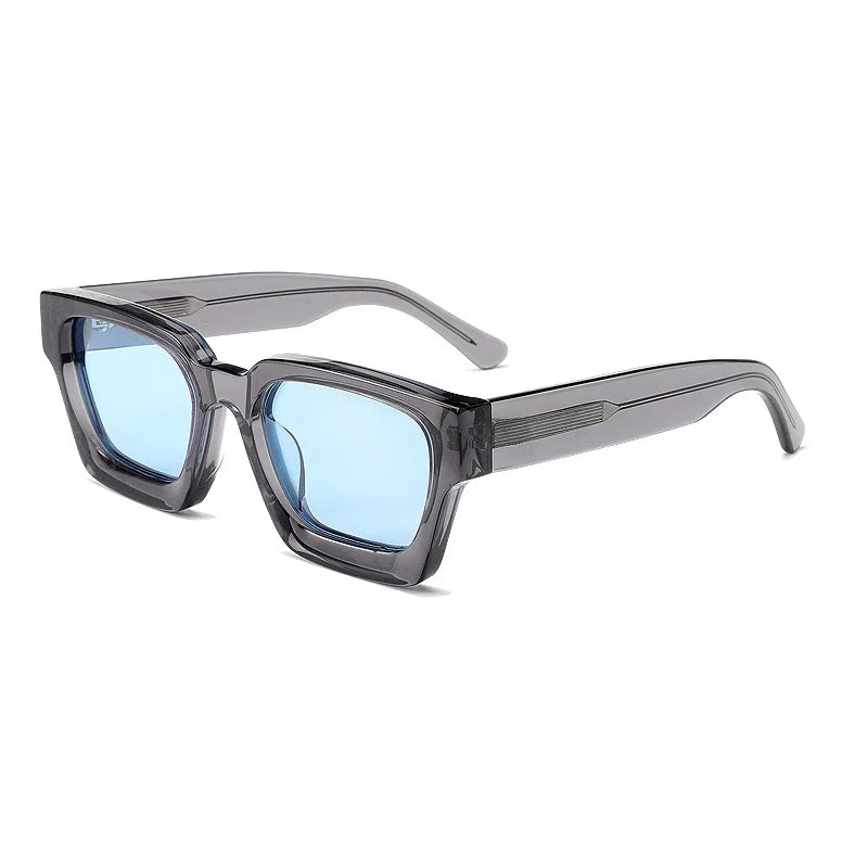 Customized Metal Logo High End Luxury Fashionable Thick Acetate Sunglasses Polarized for Mens Women
