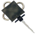 High Quality Black Low Voltage Screw in End Strain Electric Fence Insulator