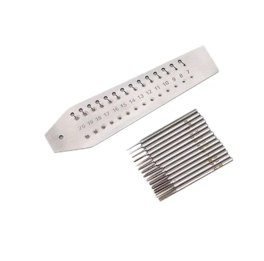 Making Watch Parts Die Tapping Plate Screw Gusset  Thread Tapping Plate Micro Tap Die Set Special for Watchmaker