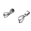 Nickle Free Stone Pendant Clip Buckle Pinch Bail for Necklace Charm Beads Jewelry DIY Making Accessories