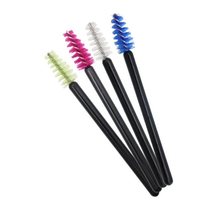 Disposable Makeup Eyebrow Brushes Mini Mascara Wands Brush Bristles for Eyelash Tool Accessories