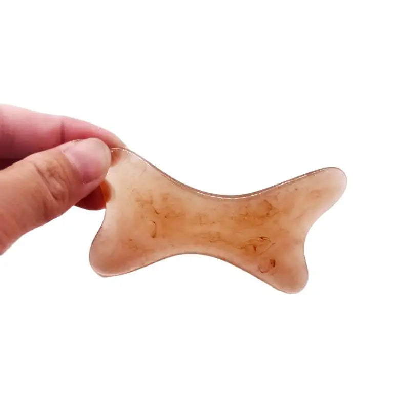 DIY Resin Lymphatic Drainage Muscle Scraping Massage Tools Handle Large Body Gua Sha for Women and Men