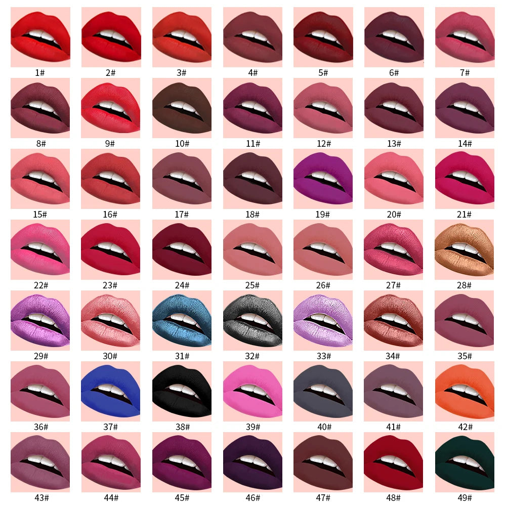Top Selling Private Label Vegan Long Lasting Waterproof Matte Liquid Lipgloss Matte Liquid Lipstick