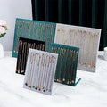 New Simple Velvet Jewelry Rack Necklace Ring Earring Jewelry Display Stand for Jewelry Store Counter
