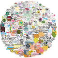 200pcs Hot Inspirational Series Collection Graffiti Stickers for Packs for Motorcycle Suitcase Guitar Notebook Wholesale Pvc