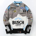 Custom Made Design Embroidered Motorcycle F1 Racing Jackets Premium Quality Vintage Car Varsity Nascar Jacket