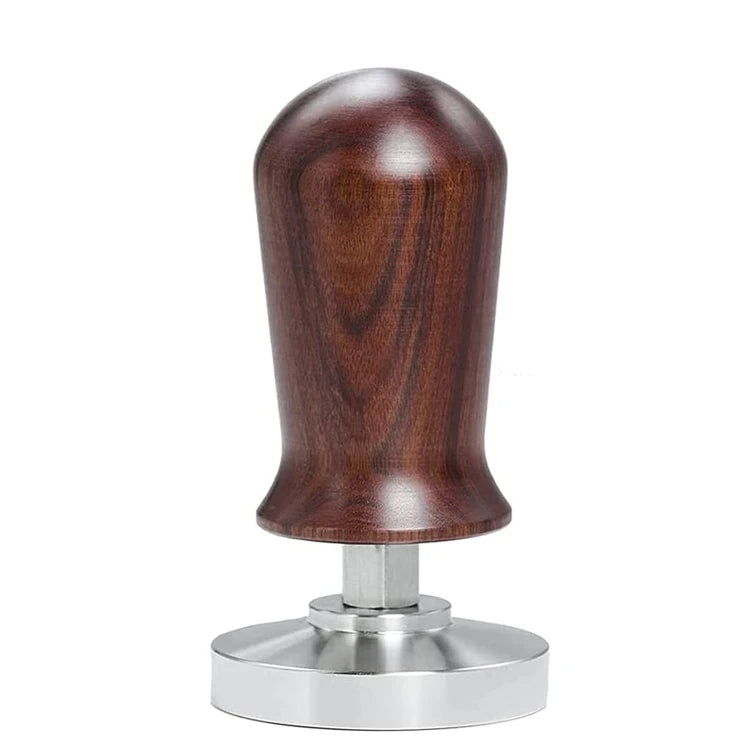 Barista Coffee Machine Accessory 58mm Wooden Handle Coffee Tamper Espresso Press Tamper