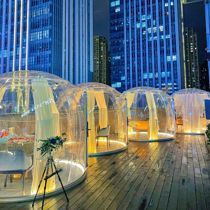 Full House Polycarbonate Dome Room Starry Clear Outdoor Hotel Transparent Bubble House