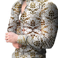 Support Customization Men's Long Sleeve Shirt Business Graphic Print Breathable Wrinkle-Free for Spring Season