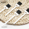Modern 6 Colors Nylon Kitchen Cleaning Brushes with PBT Bristles 110mm PP Plastic Handle