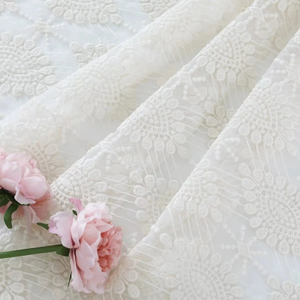 Dry Voile Lace swiss Lace 100% Cotton African Embroidery Fabric for Party