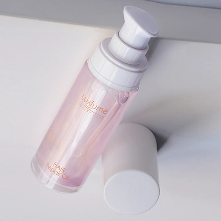 Luxfume Wholesale Hair Care Rose Lasting Fragrance Perfume Shiny Repair Hair Serum Oil