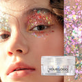 Private Label Bulk Color Glitter Chameleon Mica Powder Chrome Flake for Cosmetic Coating Pigment Makeup Glitter
