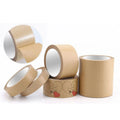 Custom Logo Kraft Paper Tape Rolls Water Activated Hot Melt Acrylic Adhesive Reinforced Waterproof Heavy Duty Packaging Tape