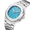 Popular Luxury Skeleton Square Stainless Steel Reloj Self Winding Wrist Watches Paulareis Automatic Mechanical Watch for Men