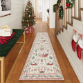 Runner 2'x6' Lovely Soft Velvet Light Luxury Design Rug Non-Slip Washable Kitchen Entryway Carpet Machine Made for Bedside