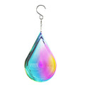 Factory Price Wind Spinner Heart Square Drop Shape Stainless Steel 3D Rotating Wind Chime Bell for Outdoor Garden and Indoor