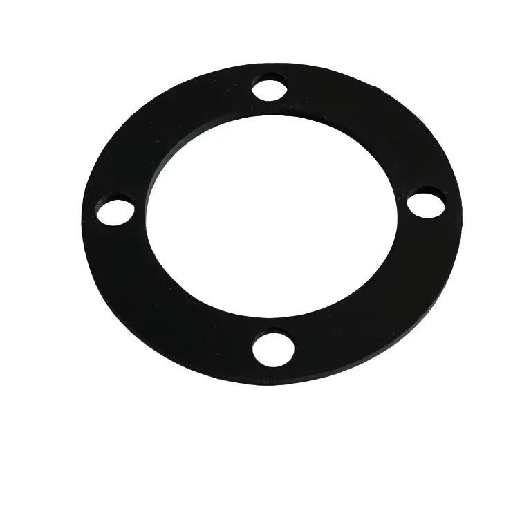 Rubber Gasket Machined Shape Custom Hole Round Rubber Sheet Shock Pad Black Neoprene Seal NR SBR NBR EPDM FPM CR EPR