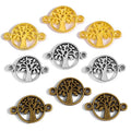 Antique Silver Plated Life Tree Charms Pendant:DIY for Bracelet Necklace 18*12mm Q268