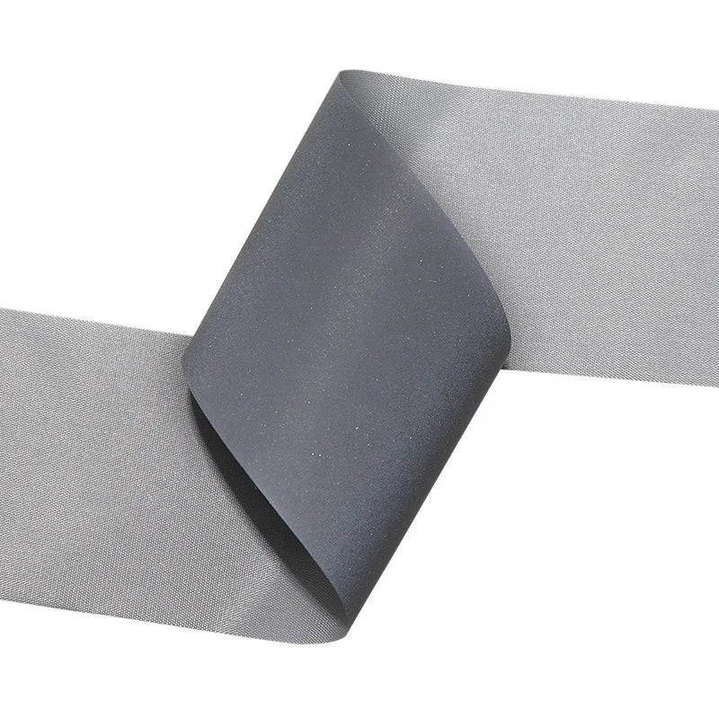 YouGuang High-Visibility Safety Wear Grey Polyester Reflective Material High-Vis Reflective Tape Safety Strip Reflective Fabric