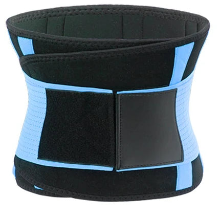 Women's Adjustable Polyester & Nylon Waist Trainer Two-Belt Body Support Corset for Weight Loss Belly Sweat Sauna Bases