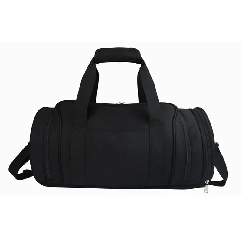 Large Capacity Waterproof Sport Gym Travel Duffel Bag with Zipper Closure Portable Design and Shoe Compartment