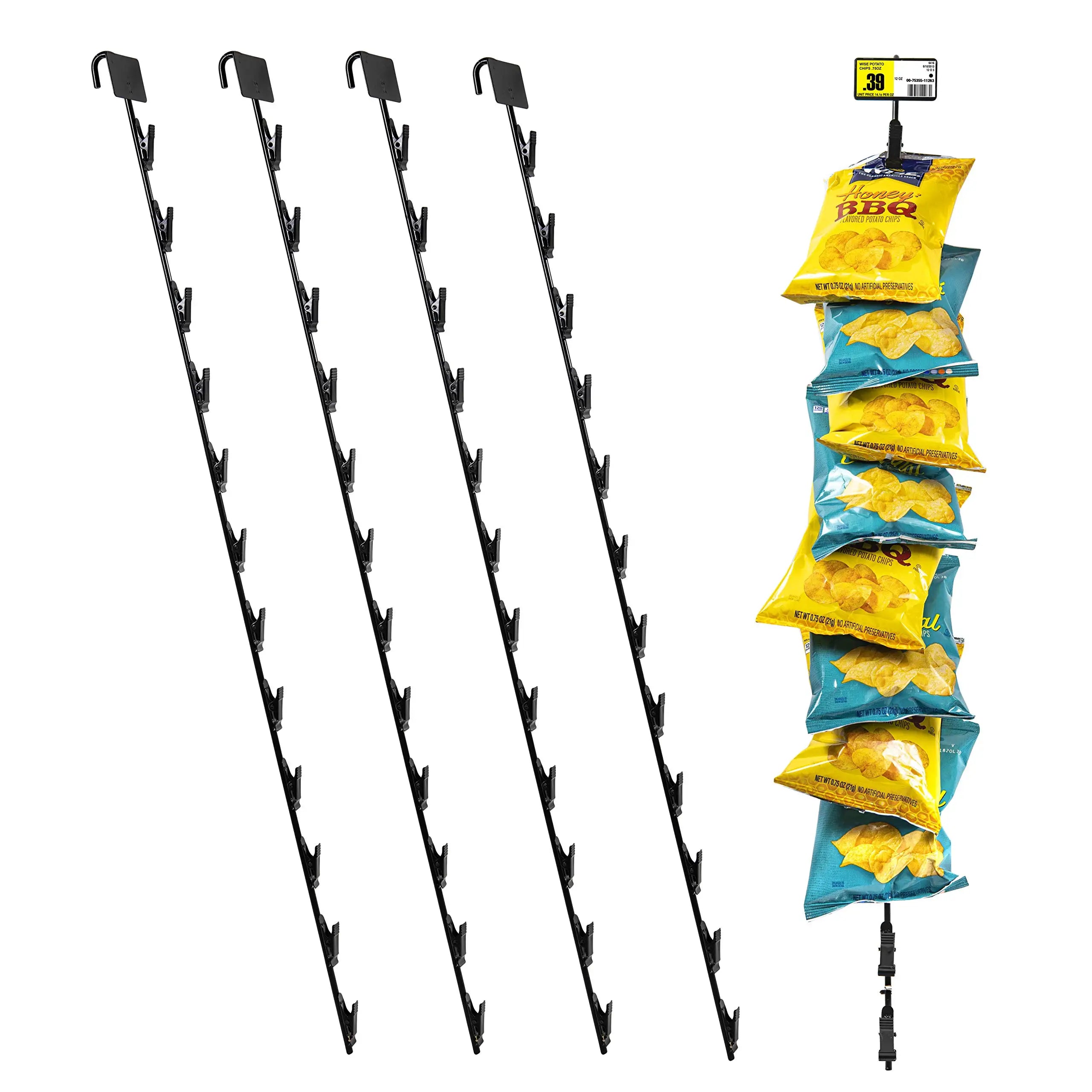 Clips Strips Hanging Snack Racks Spring Clips Stripss Retail Shop Super Markets