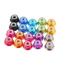 M2 M3 M4 M5 M6 Aluminum Alloy & Colorful Nylon Insert Black Anodized Hex Anti-Loose Nut for RC Mini 4WD Racing Car