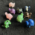 Wholesale Natural Crystal Ruby in Zoisite Sodalite Mixed Gemstone Turtle Carvings