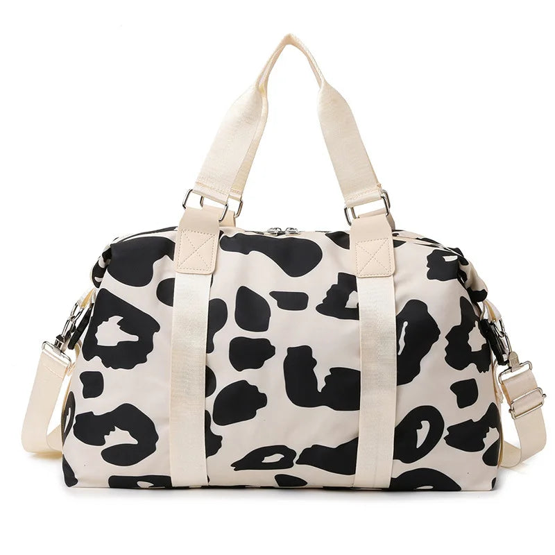 Wholesale Large for Pink Oxford Gym Bag for Women Waterproof Foldable Tote Duffel Zipper Custom Logo Fashion Sport Travel Bag