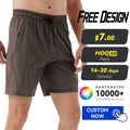 Wholesale Quick Dry Workout Jogging Shorts Drawstring Elastic Waist Breathable Mesh Comfort Running Sports Shorts for Men