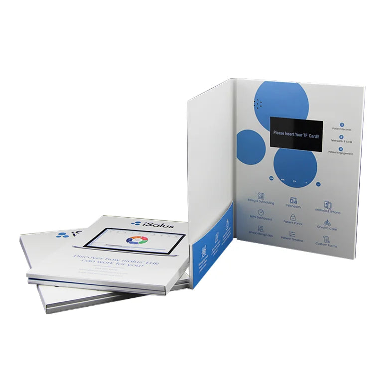 New Inventions Brand Promotional Gift Customized Business Advertising Digital Cards Video Brochure Book